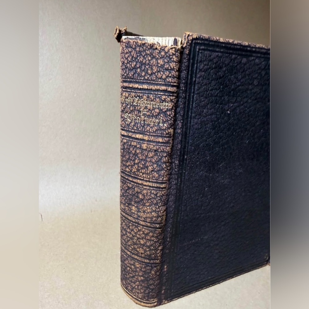 1910 Finnish  New Testament Antique book Uusi Testamentii ja psaltari